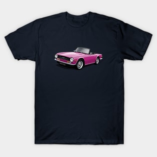 Triumph TR6 in magenta T-Shirt